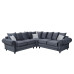 Amalfi Corner 2C2 Graphite - DK Grey