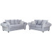 Amalfi 3+2 Seater Sofa Silver Grey