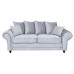 Amalfi 3 Seater Sofa Silver Grey