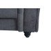 Amalfi 3 Seater Sofa Silver Grey