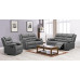 Lazy-B 3 Seater Recliner Grey