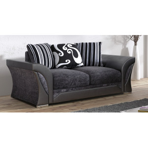 Farrow Grey Black 2 seater