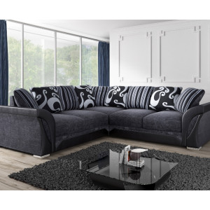 Farrow Grey Black Large Corner