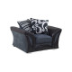 Farrow Grey Black Armchair