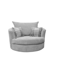 Swivel Chair Silver