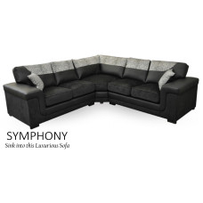 Symphony Corner Group Black-Grey 2C2