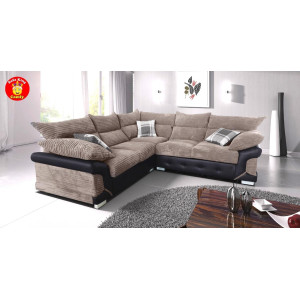 Talbot Corner Sofa  Brown-Beige