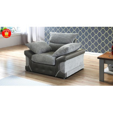 Talbot Armchair  Black-Grey