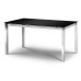 Tempo Black Glass Dining Table