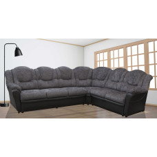 Arizona Fabric 3CR2 Right Corner Black and Grey