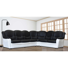 Arizona 3CR2 Right Corner Black and White PU