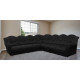 Arizona Fabric 3CR3 Right Corner Black and Black