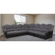 Arizona Fabric 3CR3 Right Corner Black and Grey