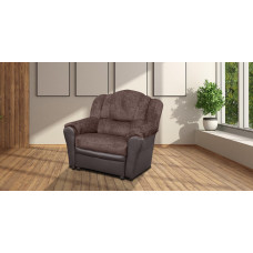 Arizona Fabric Armchair Brown 