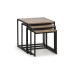Tribeca Nest of Tables - Black / Sonoma Oak