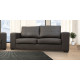 Westpoint 3 Seater Brown PU