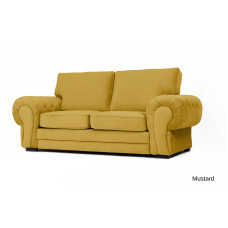 Windsor 2 Seater Mustard Plush