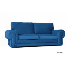 Windsor 3 Seater Marine Blue Plush