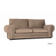 Windsor 3 Seater Brown Plush