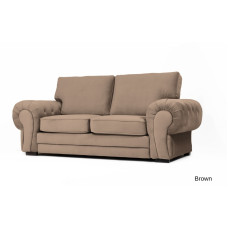 Windsor 2 Seater Brown Plush