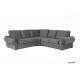 Windsor Large Corner Sofa Asphalt Plush