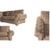 Windsor Large Corner Sofa Brown Plush