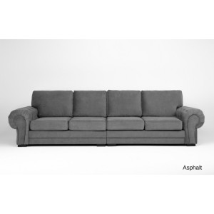 Windsor 4 Seater Asphalt Plush