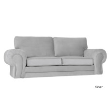 Windsor 3 Seater Silver Plush