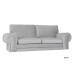 Windsor Large Corner Sofa Silver