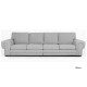 Windsor 4 Seater Silver Plush