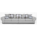 Windsor 4 Seater Silver Plush