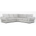 Windsor Large Corner Sofa Silver