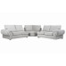 Windsor Large Corner Sofa Silver