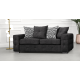 Laxia 3 seater Dark Grey