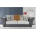 Lola 3 Seater Grey Check